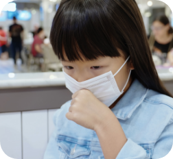 감기걸린 아이