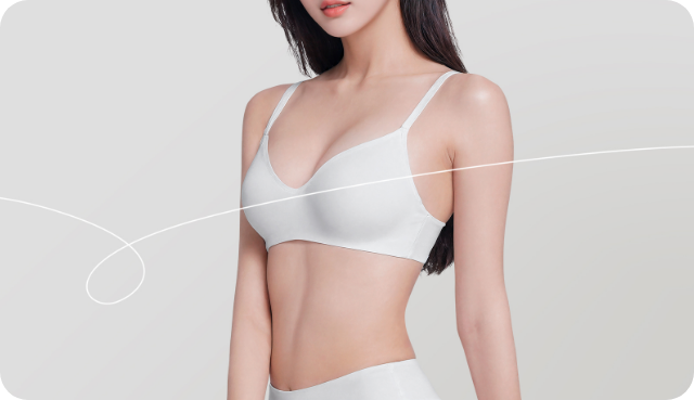 마른 여성의 신체